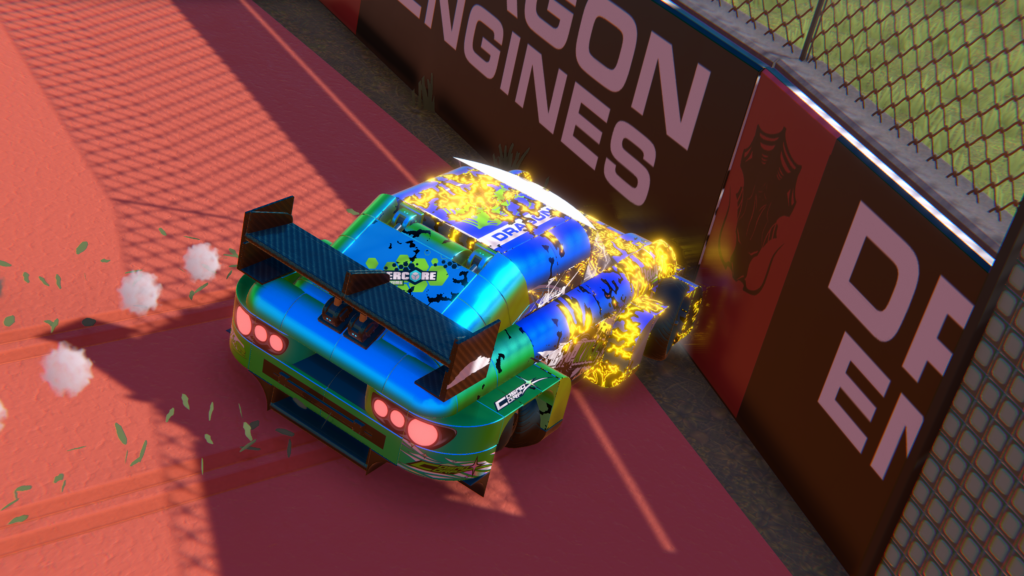 car crash in trailmakers